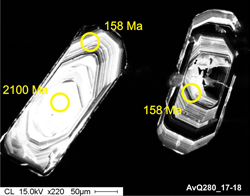 zircon U-Pb dating